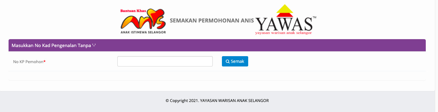 Insentif RM5,000 Secara One-Off Untuk Bantuan Khas Anak Istimewa Selangor (ANIS)