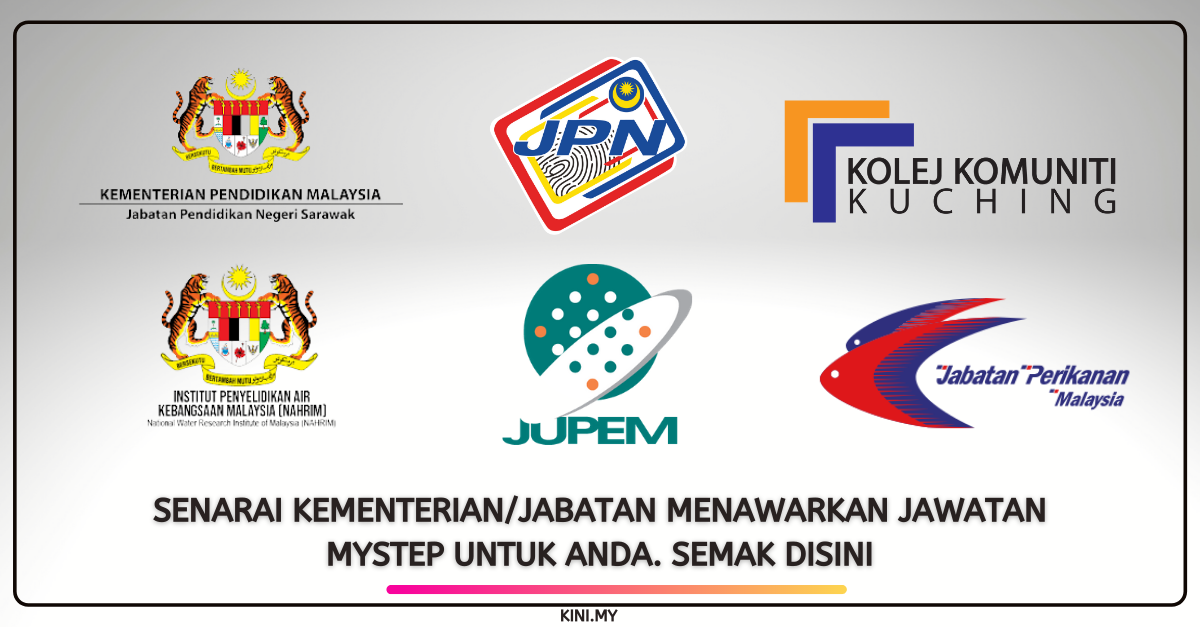 Senarai Kementerian/Jabatan Menawarkan Jawatan MySTEP Untuk Anda. Semak Disini