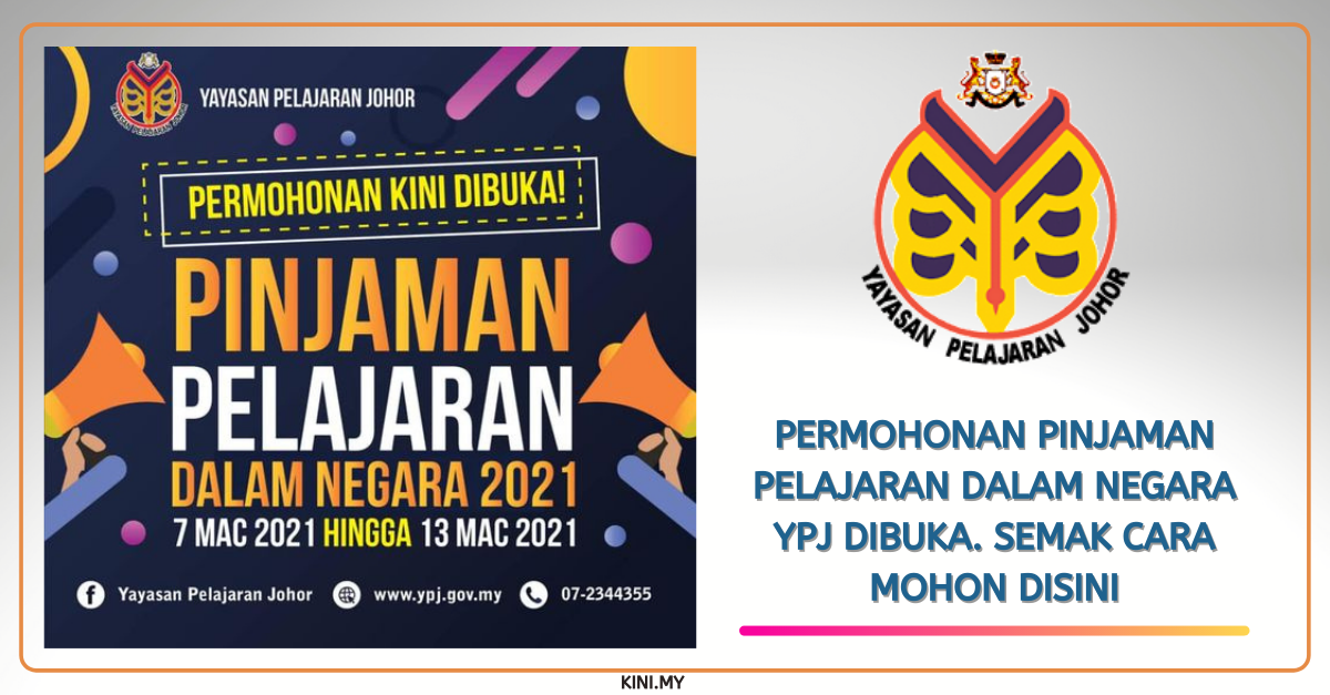 Permohonan Pinjaman Pelajaran Dalam Negara YPJ Dibuka. Semak Cara Mohon Disini