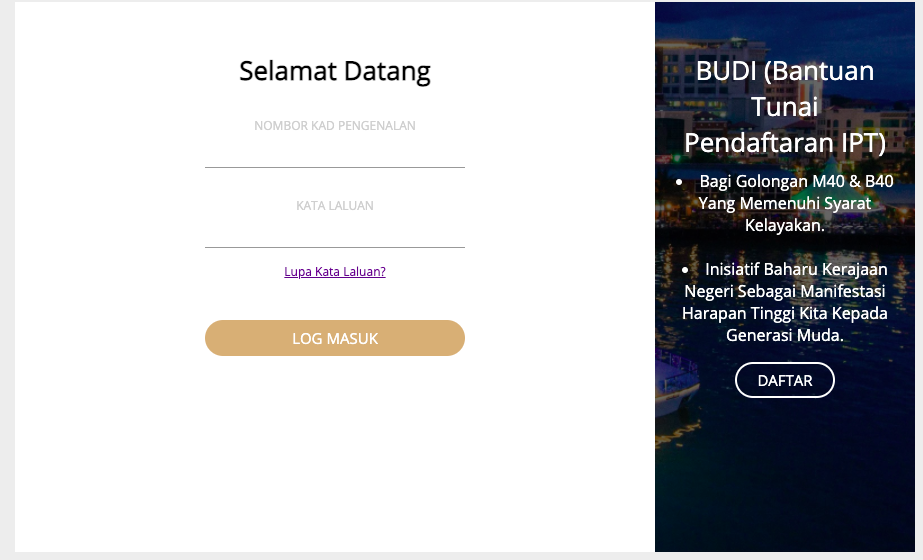 RM2,000 One Off Bantuan Tunai Pendaftaran IPT BUDI Setiap Seorang. Semak Cara Mohon Disini