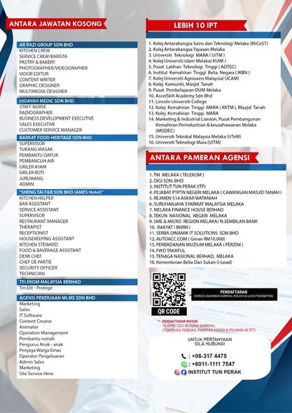 5,000 Peluang Kerja Menanti Anda Di Karnival Kerjaya 3 Daerah Peringkat Negeri Melaka PERKESO Melaka