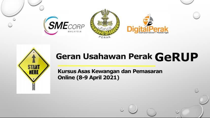 Kursus Asas Kewangan & Pemasaran Online Kepada Penerima Geran GeRUP. Percuma Tanpa Sebarang Bayaran