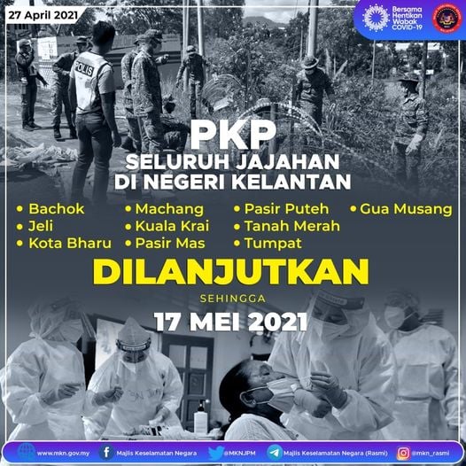 Tiada Pergerakan Rentas Negeri Sempena Aidilfitri, SOP Aidilfitri Akan Diumumkan