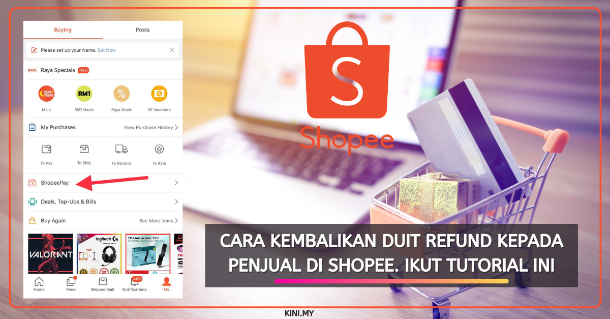 Cara Kembalikan Duit Refund Kepada Penjual Di Shopee. Ikut Tutorial Ini