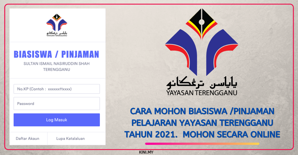 Cara Mohon Biasiswa /Pinjaman Pelajaran Yayasan Terengganu Tahun 2021. Mohon Secara Online