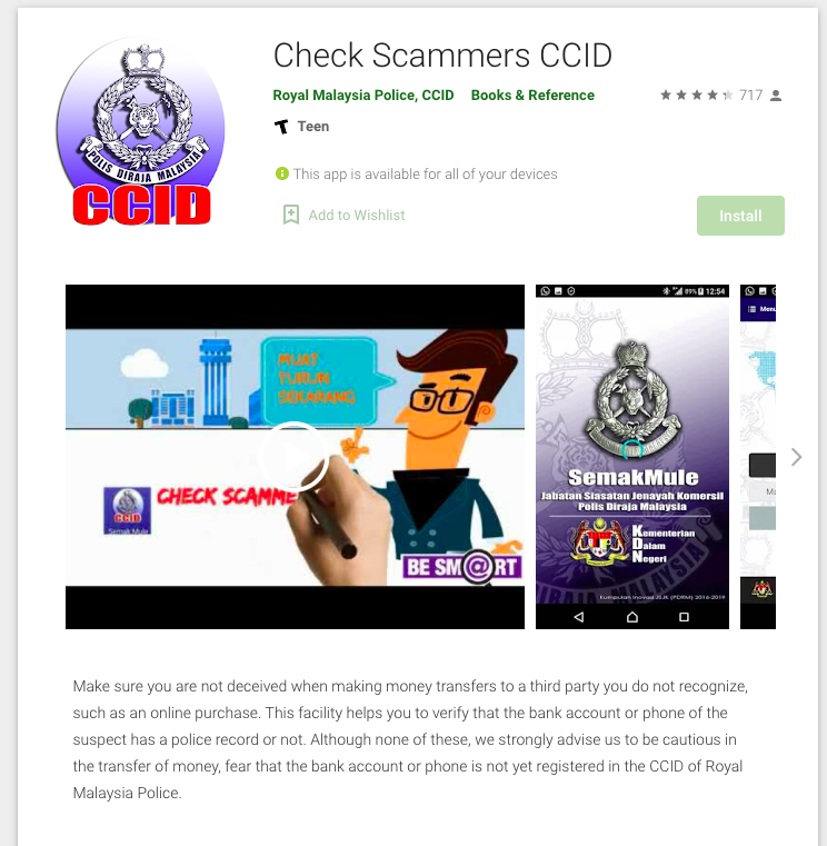 Semak Scammer Melalui Semak Mule Sebelum Anda Menjadi Mangsa Yang Seterusnya