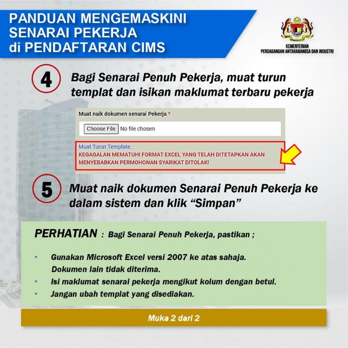Total Lockdown 1 Jun-14 Jun 2021: Surat CIMS MITI Terbatal Mulai 1 Jun 2021. Ini Cara Kemaskini CIMS Untuk Panduan Anda