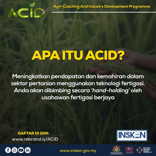 Jana Pendapatan Melalui Tanaman Feritgasi ACID Melalui  Program Agri-Coaching And Industry Development Melaka