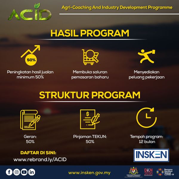 Jana Pendapatan Melalui Tanaman Feritgasi ACID Melalui  Program Agri-Coaching And Industry Development Melaka