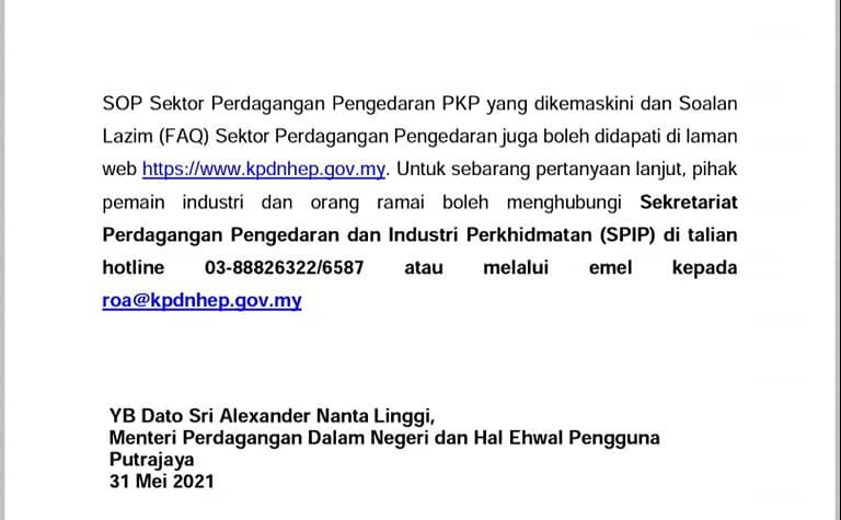 Cara Mohon Surat Kebenaran Untuk Beroperasi Bagi Perkhidmatan Perlu Dibawah Seliaan KPDNHEP