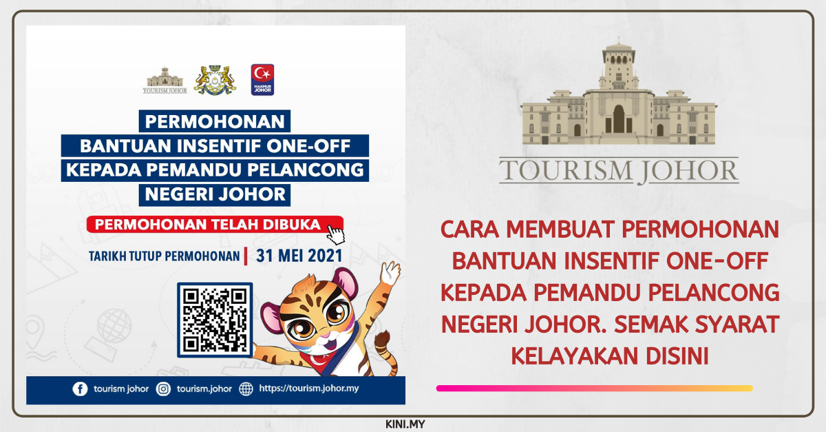 Cara Membuat Permohonan Bantuan Insentif One-Off Kepada Pemandu Pelancong Negeri Johor. Semak Syarat Kelayakan Disini