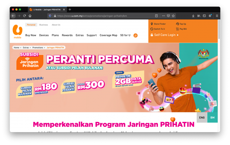 Pendaftaran Program Jaringan Prihatin B40, Ini Cara-Caranya Mengikut Syarikat Telco