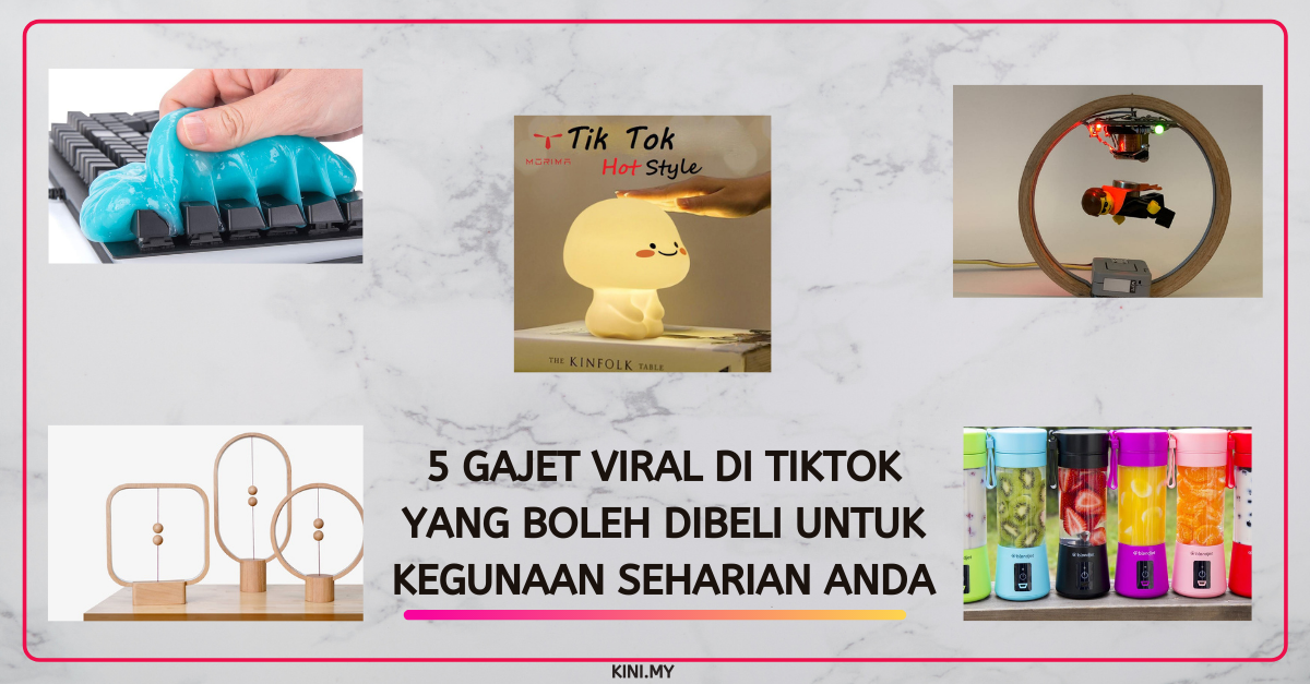 5 Gajet Viral Di TikTok Yang Boleh Dibeli Untuk Kegunaan Seharian Anda