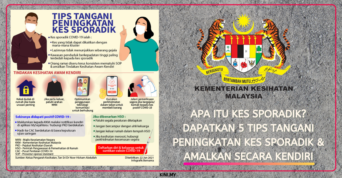 Apa Itu Kes Sporadik? Dapatkan 5 Tips Tangani Peningkatan Kes Sporadik & Amalkan Secara Kendiri