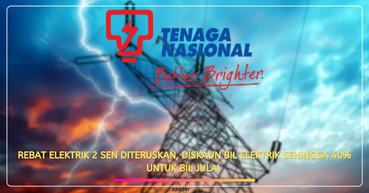 Rebat Elektrik 2 Sen Diteruskan, Diskaun Bil Elektrik Sehingga 40% Untuk Bil Julai