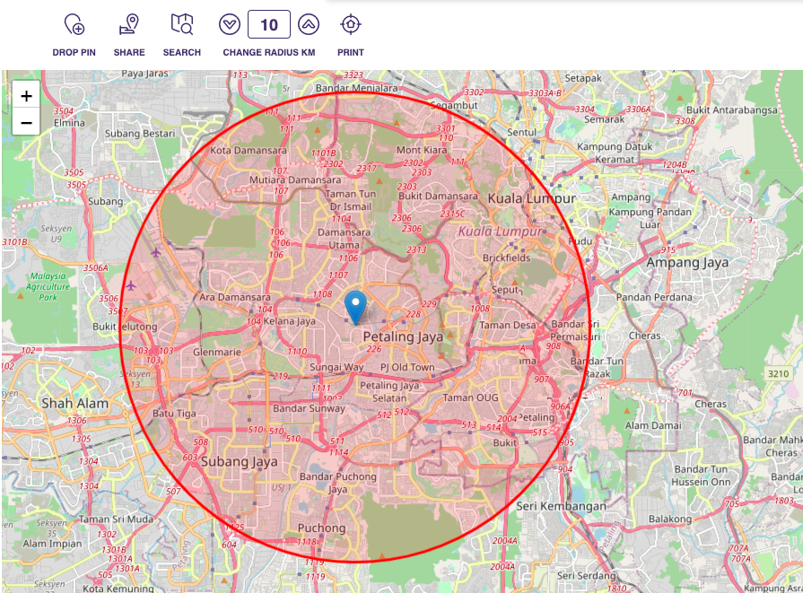 Pastikan Pergerakan Anda Tidak Lebih Radius 10km Atau Diarah Berpatah Balik. Ini Cara Semak Radius Dengan Mudah