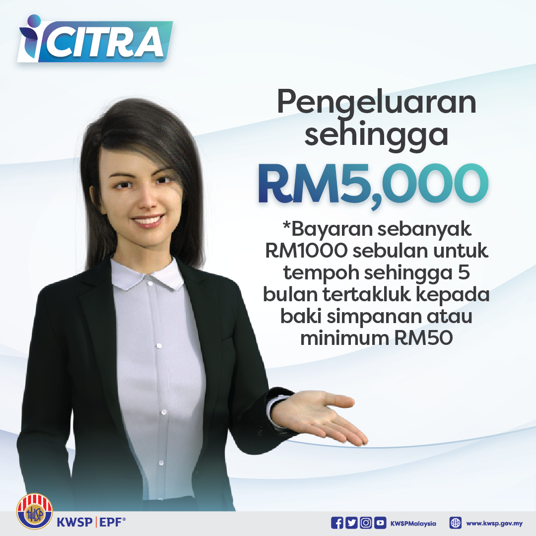 Cara Mohon iCitra KWSP, Pengeluaran Sehingga RM5,000 & Mohon Secara Online Sahaja