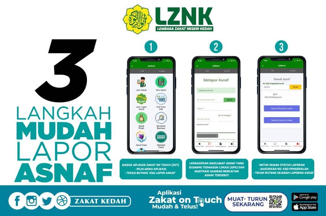 Ada Asnaf Sekeliling Anda? Ini 3 Langkah Mudah Lapor Asnaf Lembaga Zakat Negeri Kedah
