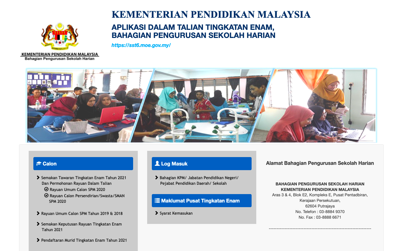 Nak Masuk Tingkatan 6? Buat Semakan Tawaran Tingkatan 6 Secara Online Atau Tunggu Makluman Dari Sekolah