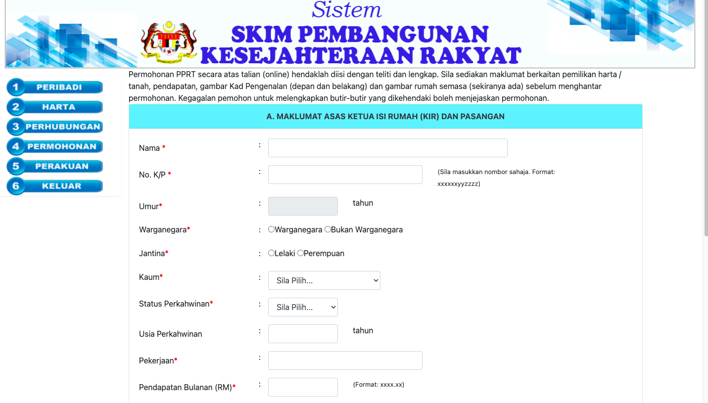 Update: Cara Mohon PPRT Untuk Bantuan Baik Pulih Atau Bina Baru Rumah Secara Atas Talian. Semak Kelayakan Disini