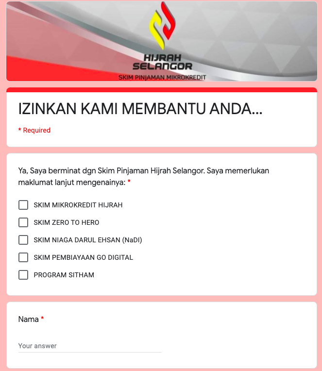 Skim Zero To Hero Hijrah Selangor. Ini Cara Mohon & Pembiayaan Sehingga RM5,000.