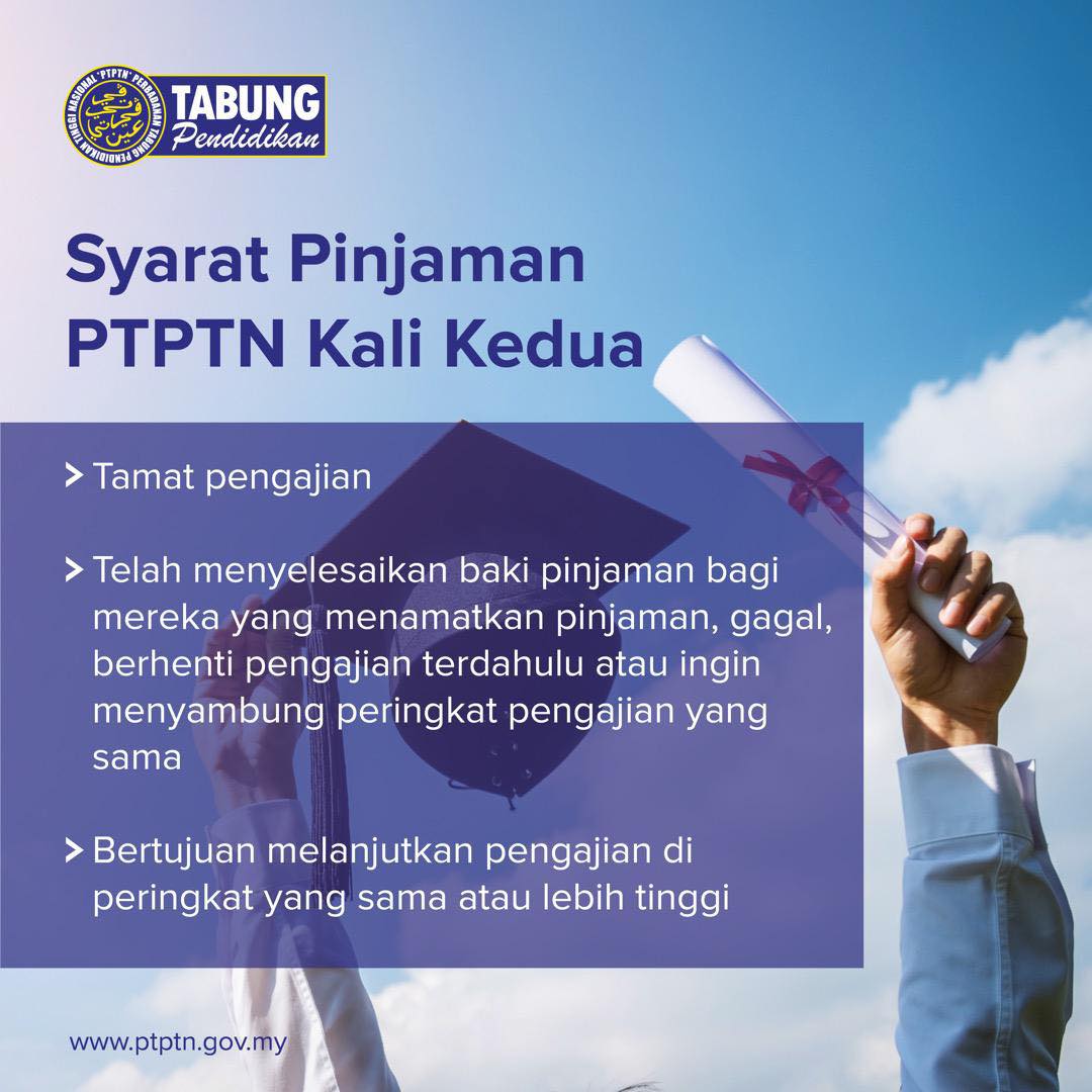 Nak Pinjam PTPTN Untuk Kali Kedua? Ini Syaratnya Yang Anda Perlu Tahu