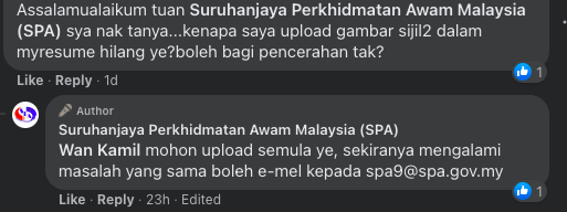 Apa Nak Buat Jika Sijil Yang Dimuat Naik Pada MyResume Hilang?