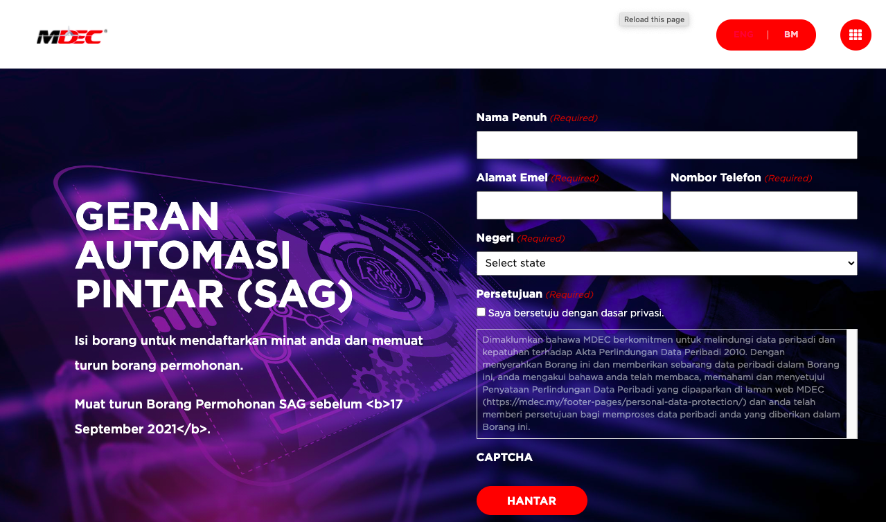 Smart Automation Grant 2021 (SAG) Sehingga RM200,000 & Mohon Sebelum 25 September Ini