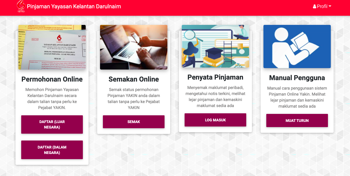 Cara Mohon Pinjaman Yayasan Kelantan DarulNaim (YAKIN) IPTA Sesi 2021/2022