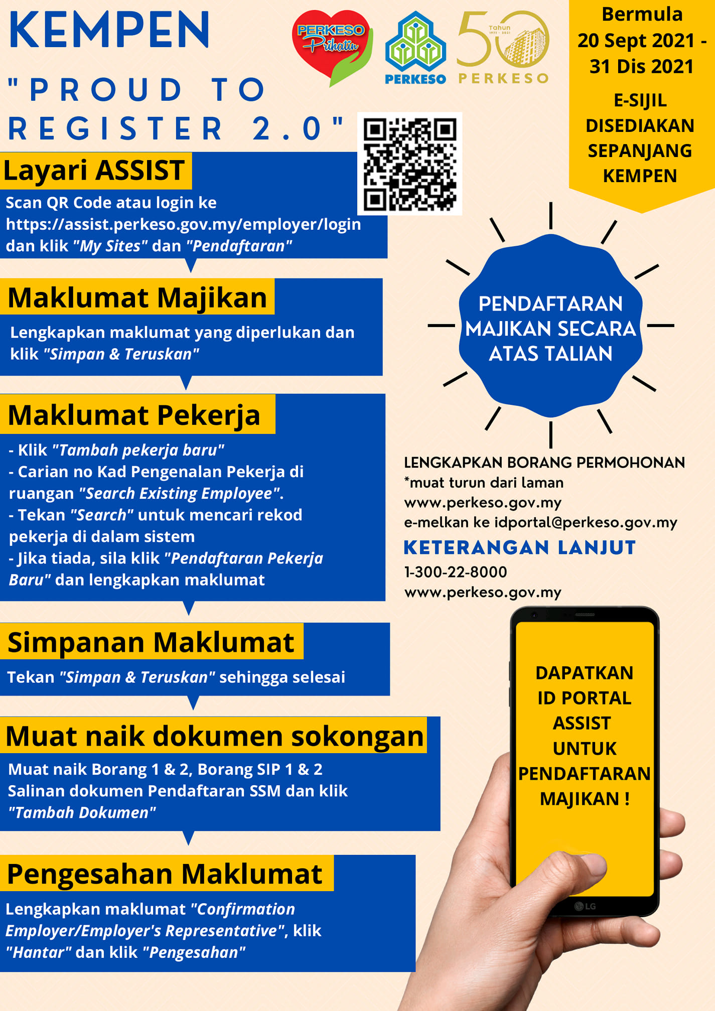 Majikan Belum Carum Pekerja? Sertai Proud To Register PERKESO & Ini Caranya!