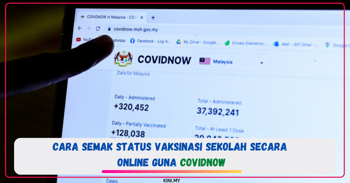 Cara Semak Status Vaksinasi Sekolah Secara Online Guna CovidNow
