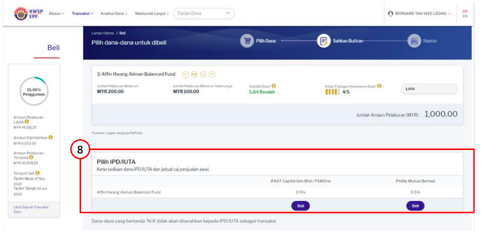 [i-Invest KWSP], Pencarum Boleh Beli Sehingga 8 Dana Unit Amanah & Ini Caranya