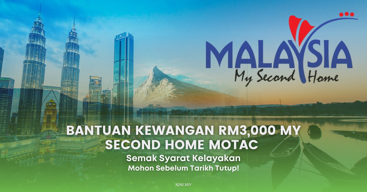 Bantuan Kewangan RM3,000 My Second Home MOTAC. Ini Cara Mohon