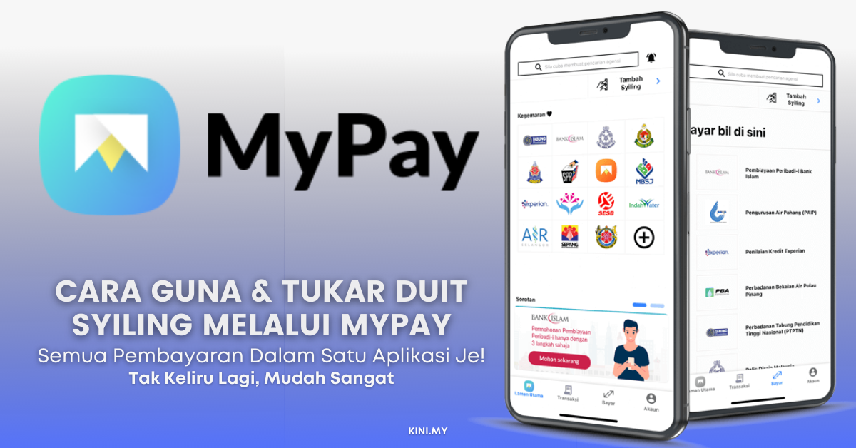 Cara Guna & Tukar Duit Melalui MyPay. Semua Pembayaran Dalam Satu Aplikasi Je!