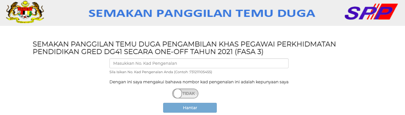 [Terkini] Panggilan Temuduga Fasa 3 Guru SPP One-Off. Buat Semakan Disini