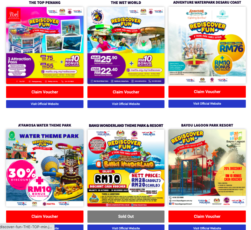 E-Baucar Sehingga RM400,000 Kunjungi Taman Tema. Macam Mana Nak Dapatkannya?