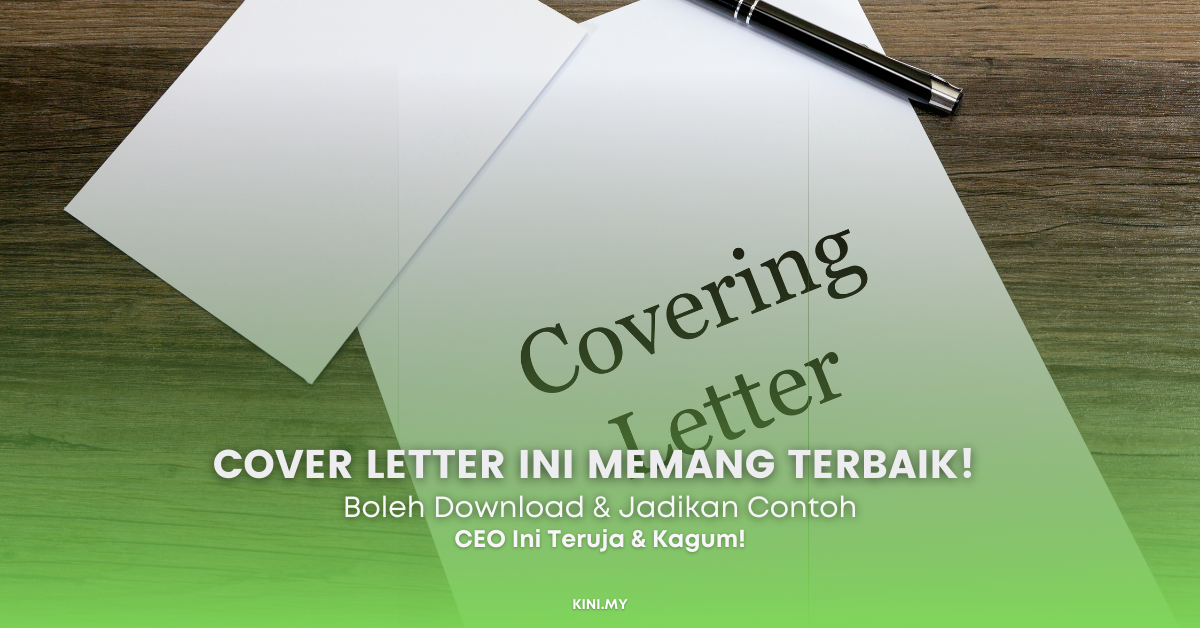 Walaupun Resume Agak Ralat, Tetapi Cover Letter Ini Memang Terbaik! Boleh Download & Jadikan Contoh
