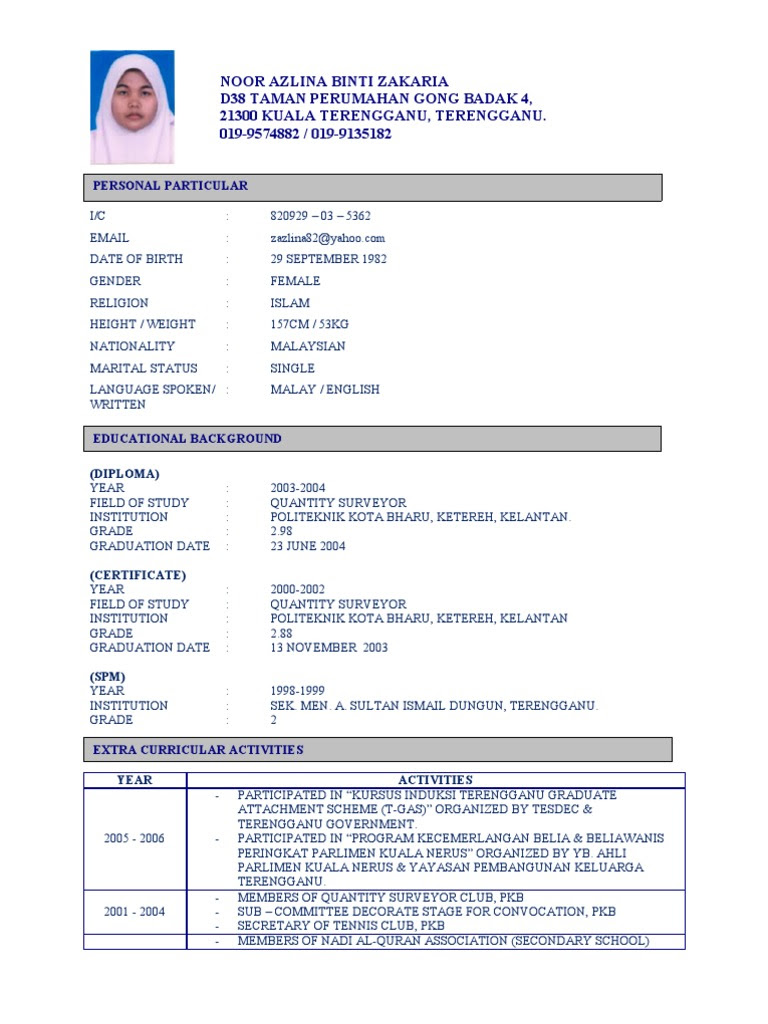 Check Semula, Resume Anda Ada 4 Ciri Ini Tak? Kalau Tak Ada, Tolong Update Ya!