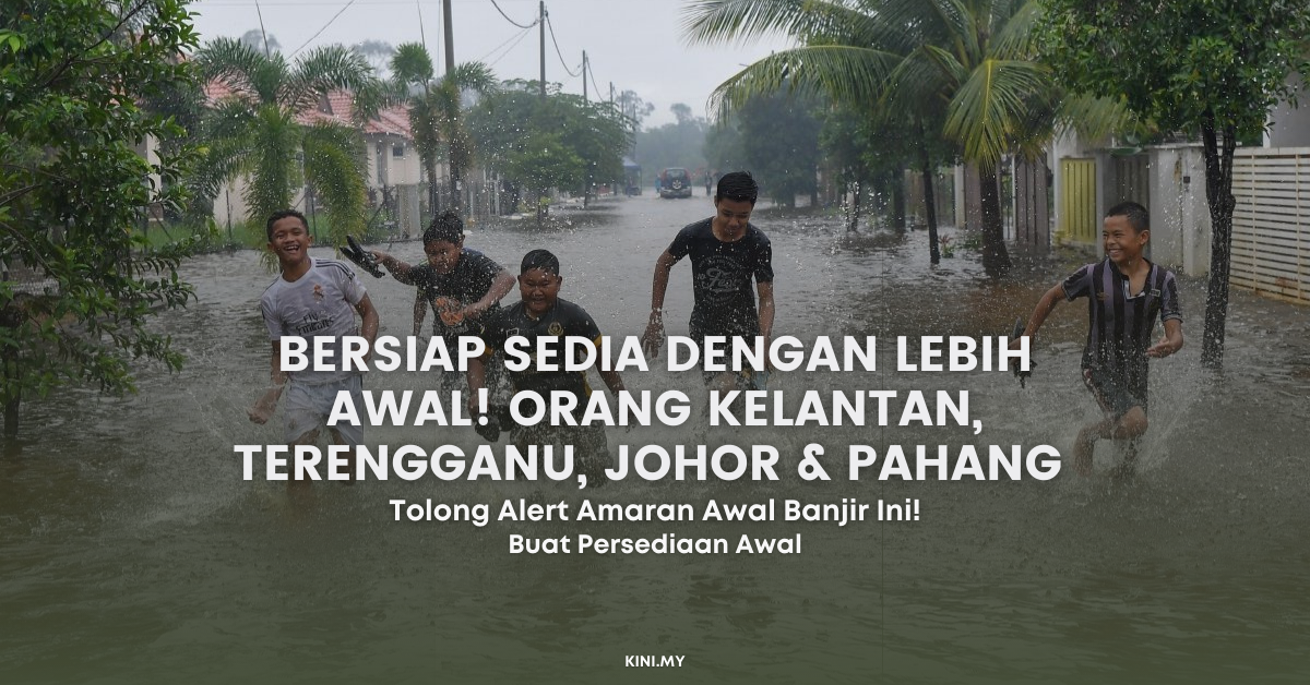 Bersiap Sedia Dengan Lebih Awal! Orang Kelantan, Terengganu, Johor & Pahang Sila Alert Dengan Amaran Banjir Ini!