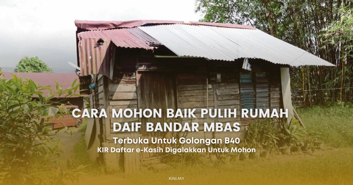 Golongan B40, Ini Cara Mohon Baik Pulih Rumah Daif Bandar Majlis Bandaraya Alor Setar (MBAS)