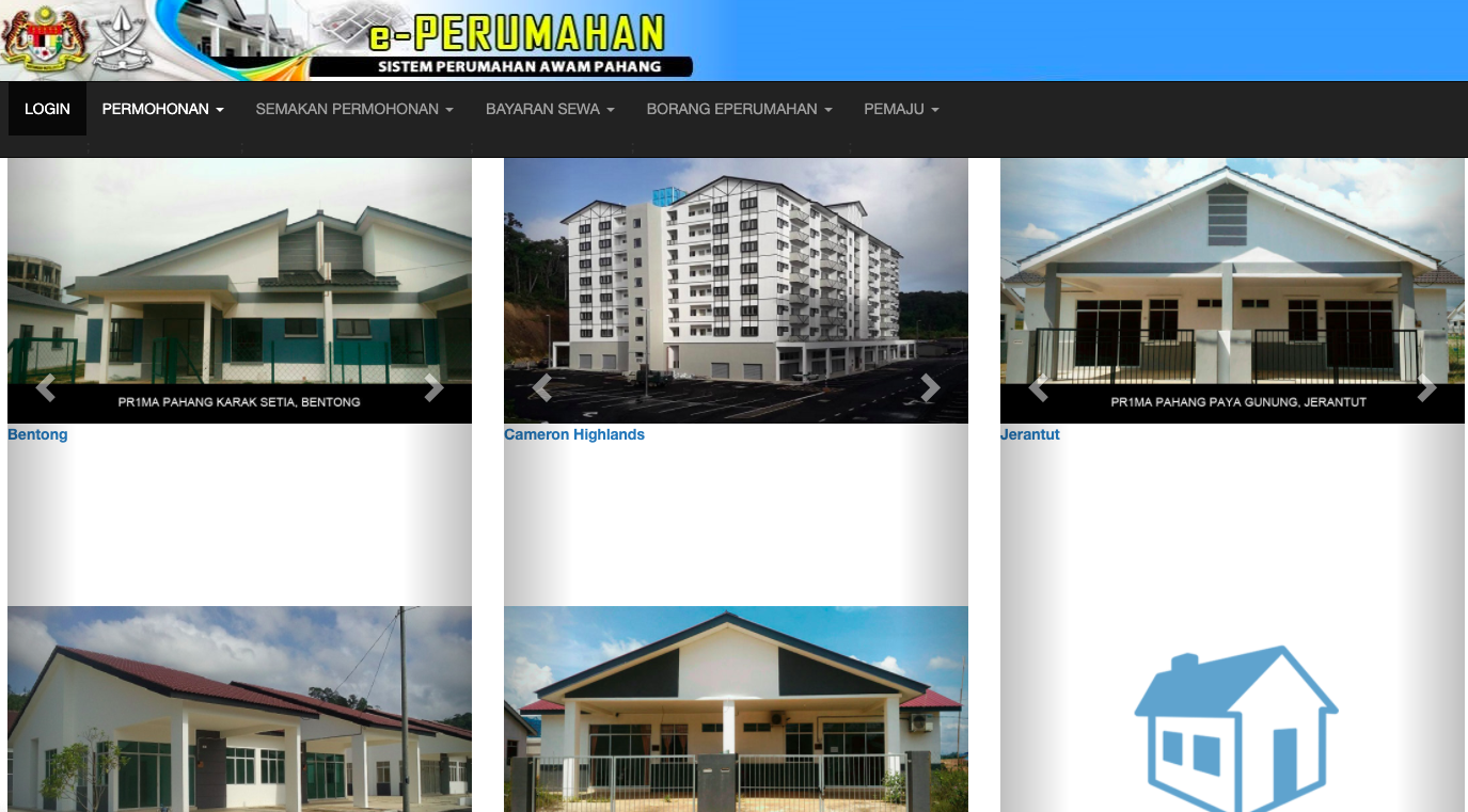 Cara Mohon Projek Rumah Kos Rendah & Sederhana Rendah Pahang