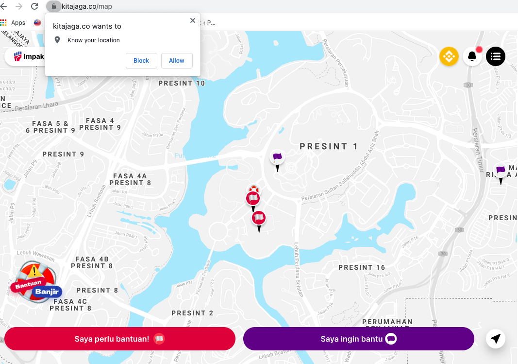 [KitaJaga.co] Mohon & Sumbangkan Bantuan Kepada Mangsa Banjir Disini Sahaja
