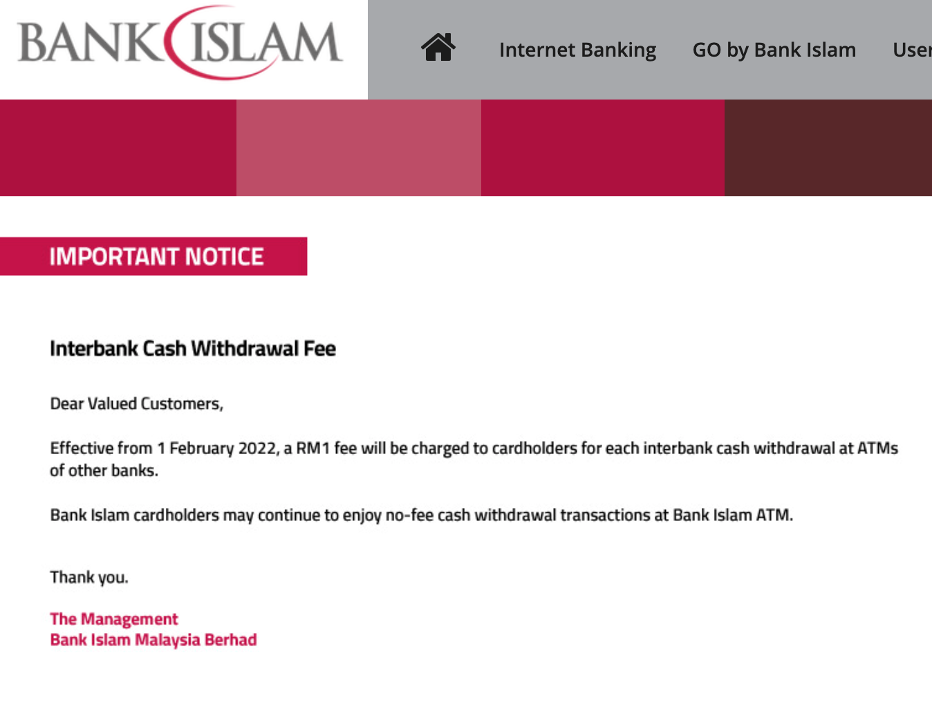 Caj Pengeluaran ATM Antarabank Dikuatkuasakan Mulai 2022. Ini Senarai Bank Yang Terlibat