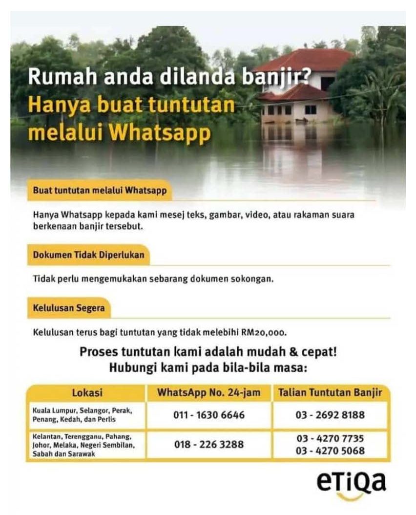 LPPSA Sediakan Pampasan Kerosakan Rumah Yang Terjejas Banjir & Ini Cara Permohonan