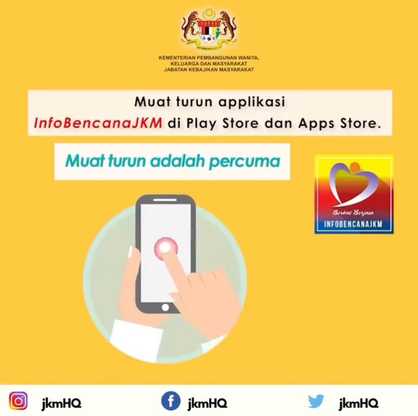 Muat Turun Aplikasi InfoBencana JKMv2. Install Siap-Siap Untuk Maklumat Terkini Bencana