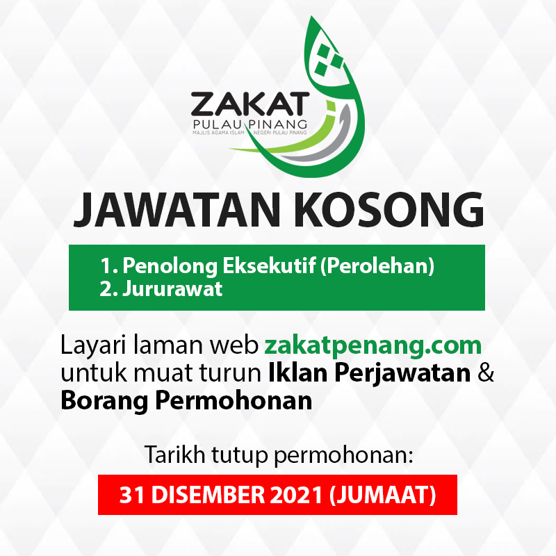 Cara Mohon Jawatan Di Pusat Hemodialisis Zakat, Zakat Pulau Pinang