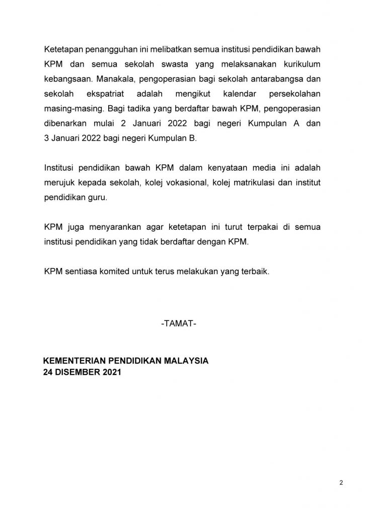 Pembukaan Sekolah Ditunda! Ibu Bapa Boleh Beli Baju Sekolah, Kasut & Peralatan Lain Disini