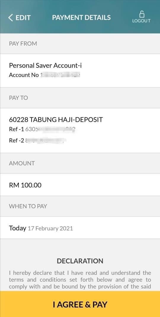 Cara Simpan Duit Dari Akaun Bank Ke Tabung Haji Tanpa Caj. Memang Free! 