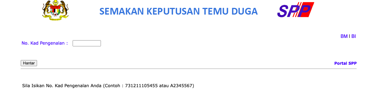 Cara Buat Semakan Keputusan Temuduga SPP DG41 One-Off 2021 Bagi Fasa 2 & 3