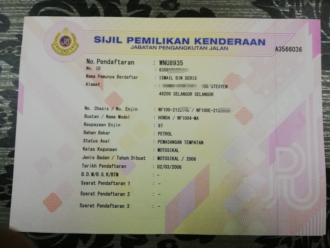 Geran Kenderaan Hilang? Ini 3 Cara Untuk Dapatkan Semula Geran Kenderaan Anda